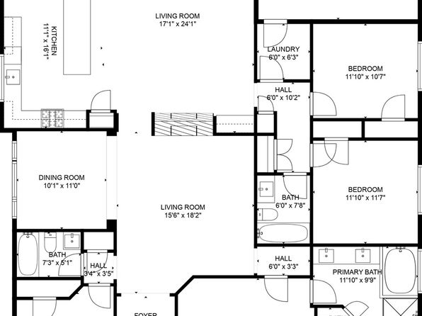 Kitchen of 10917 Spring Lake Rd